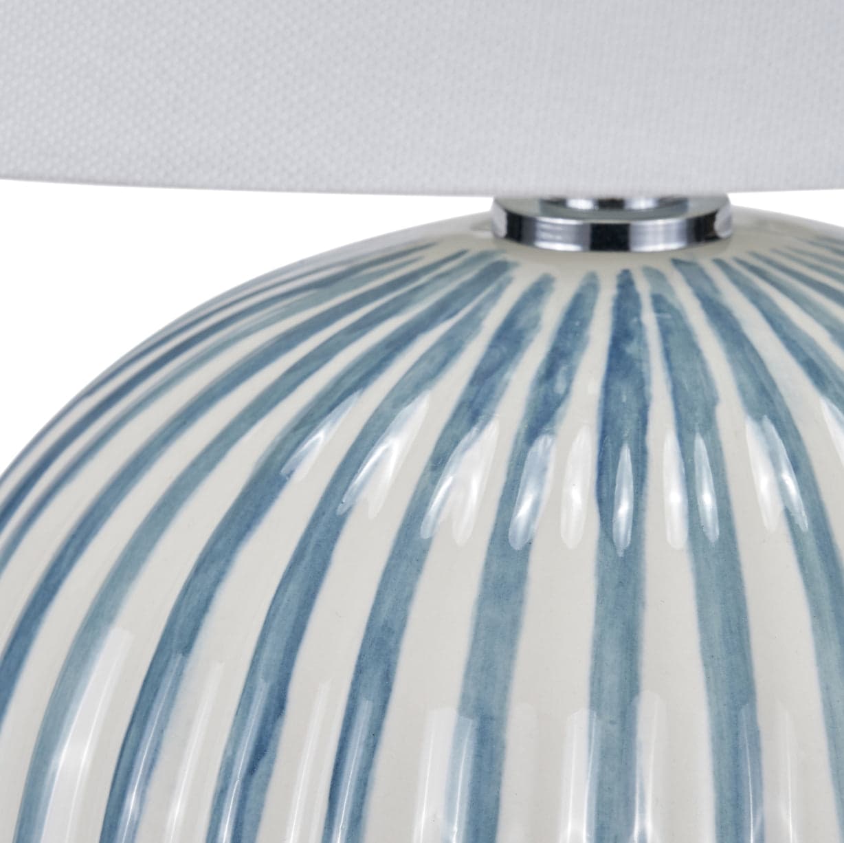 Cannes Stripe Ceramic Table Lamp