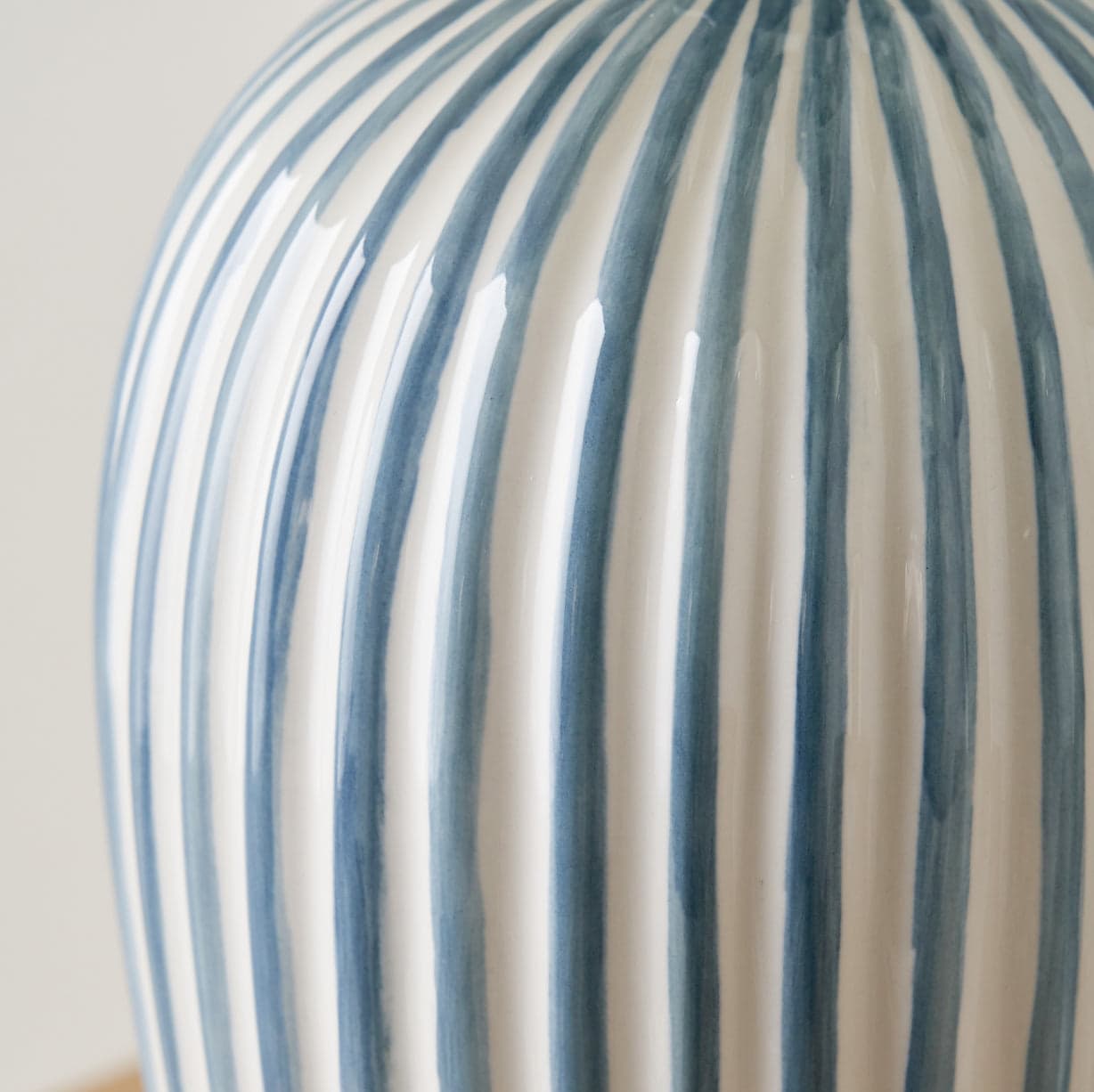 Cannes Stripe Ceramic Table Lamp