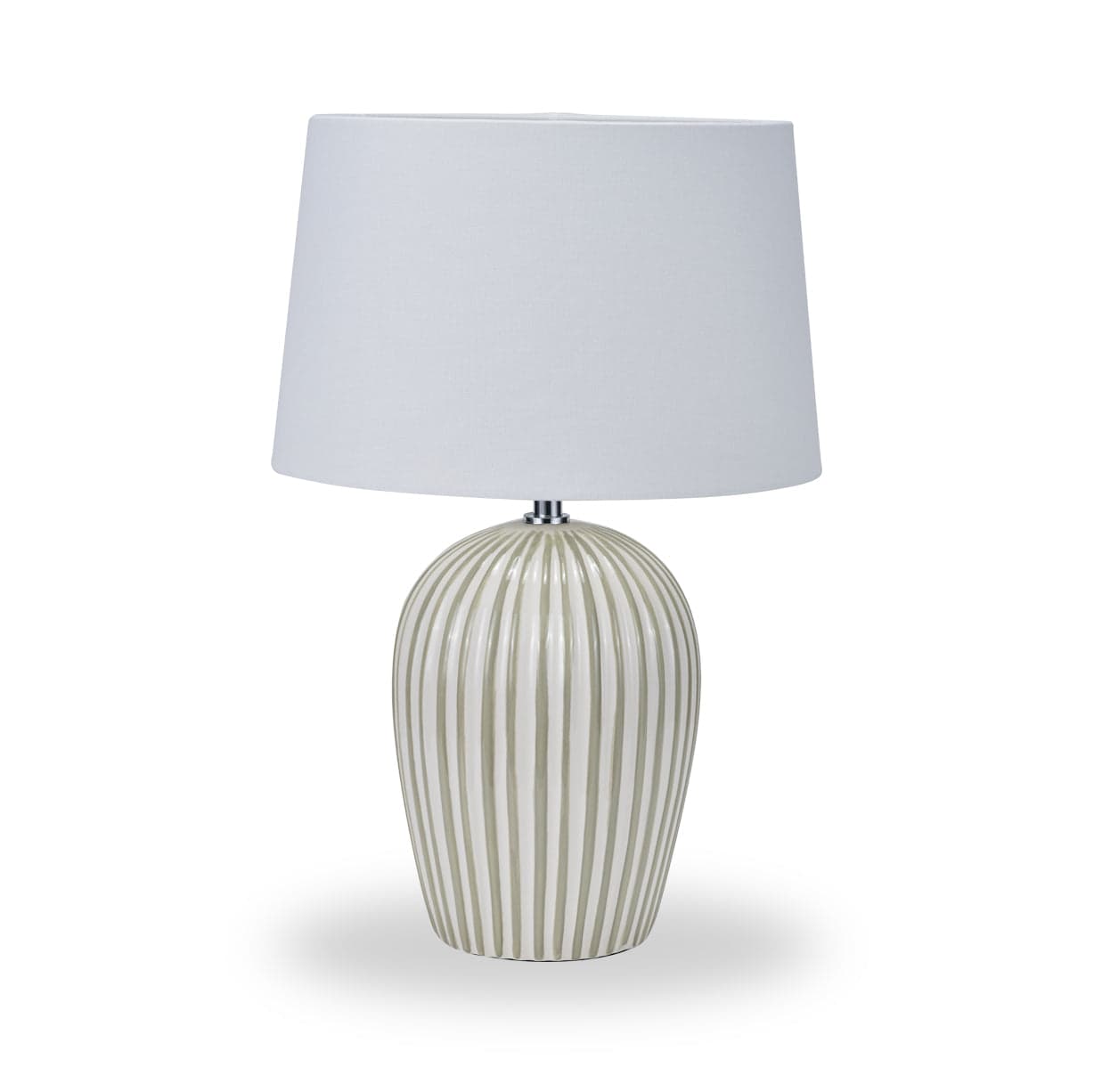 Cannes Stripe Ceramic Table Lamp