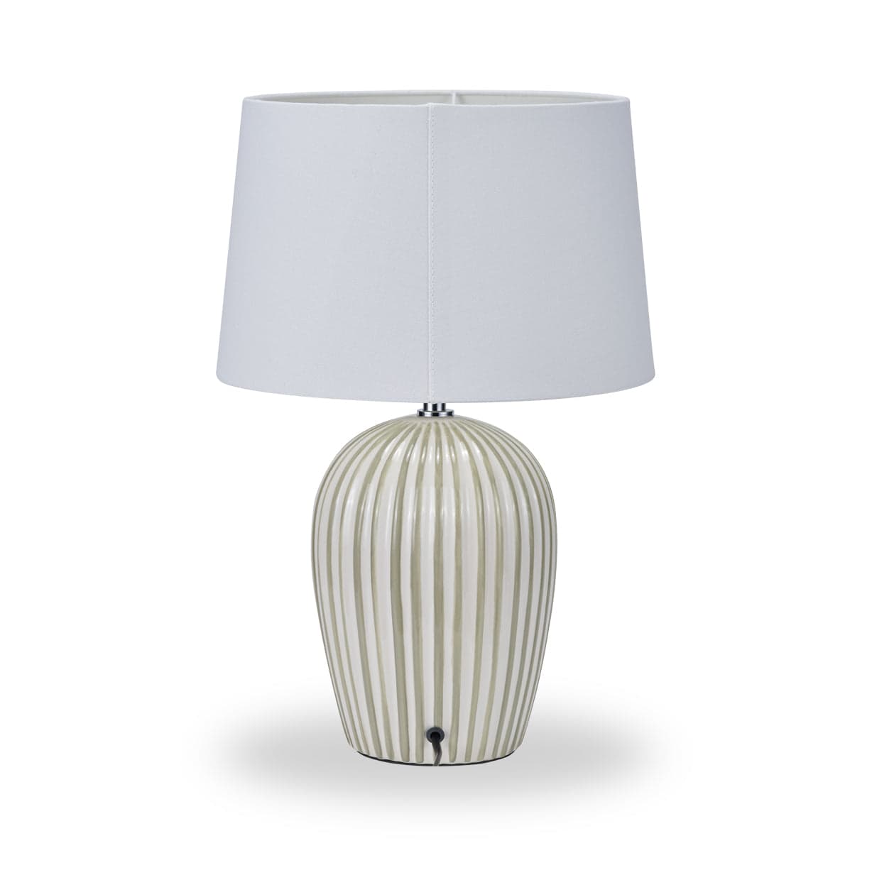 Cannes Stripe Ceramic Table Lamp