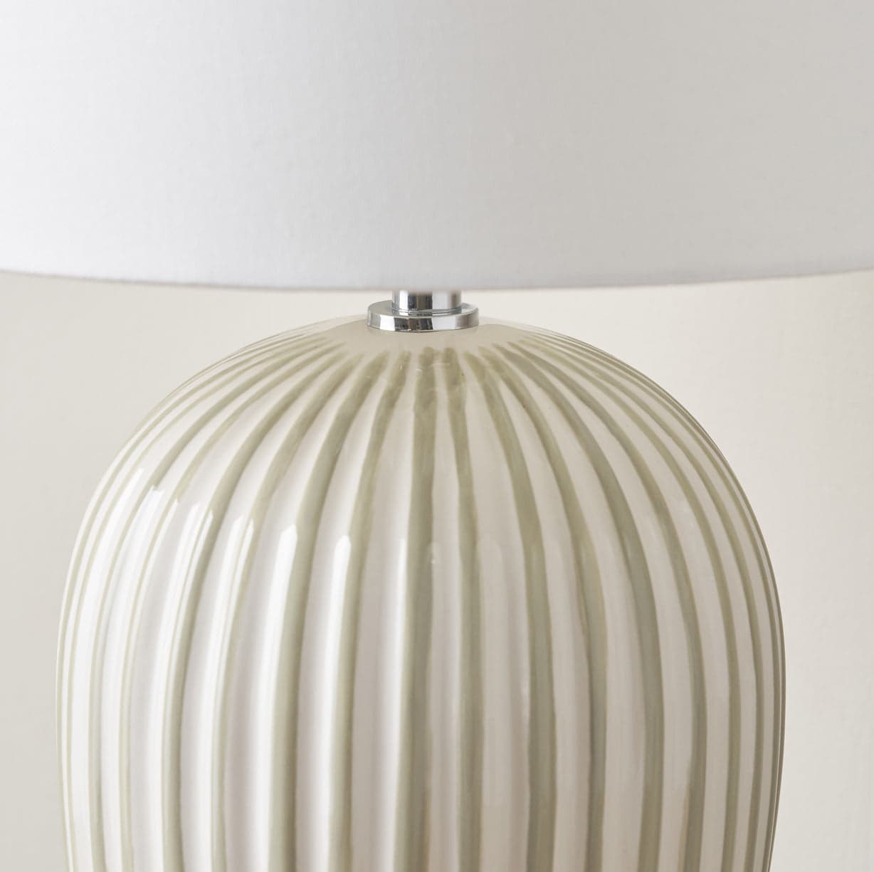 Cannes Stripe Ceramic Table Lamp