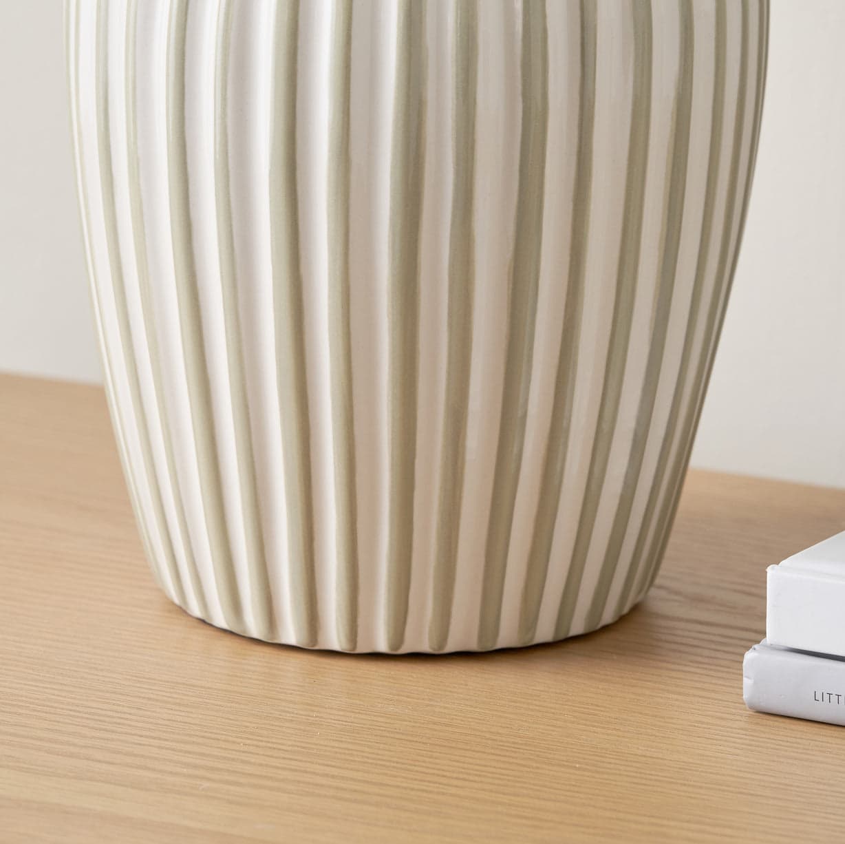 Cannes Stripe Ceramic Table Lamp